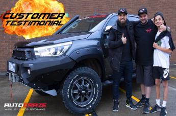 TOYOTA HILUX 4WD GD10 MATTE ANTHRACITE MILLED WITH BLACK LIP